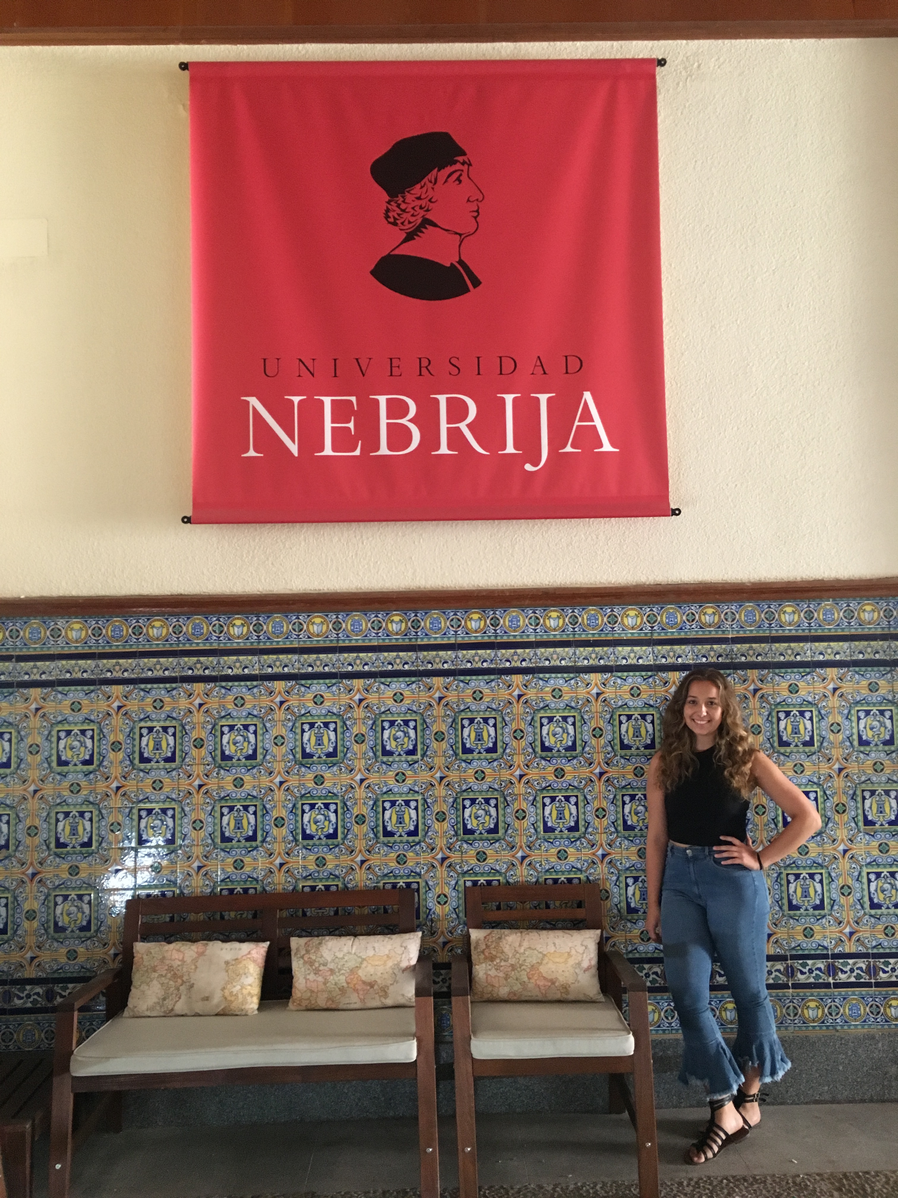 Study Abroad student Ariana Annunziato at Universidad Nebrija in Spain